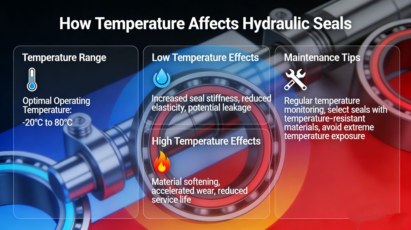 How Temperature Affects Hydraulic Seals